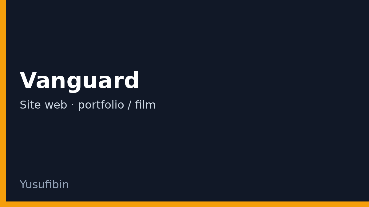 Aperçu du projet Vanguard