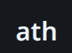 Aperçu du projet Ath
